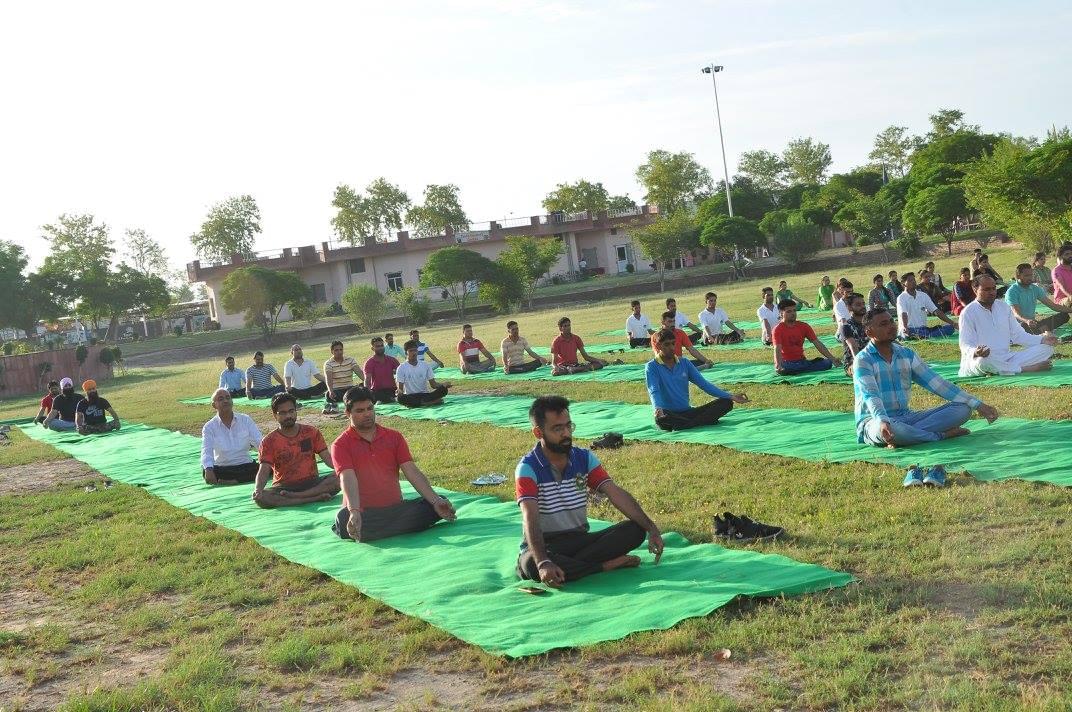 Tantia University Sriganganagar International Yoga Day photo 15
